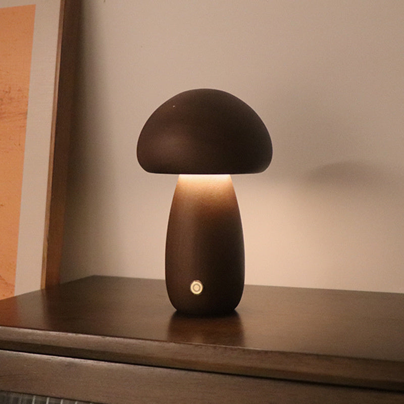 Mini Paddenstoel Tafellamp met Zachte LED Verlichting – Sfeervol Nachtlampje voor Slaapkamer & Kinderkamer