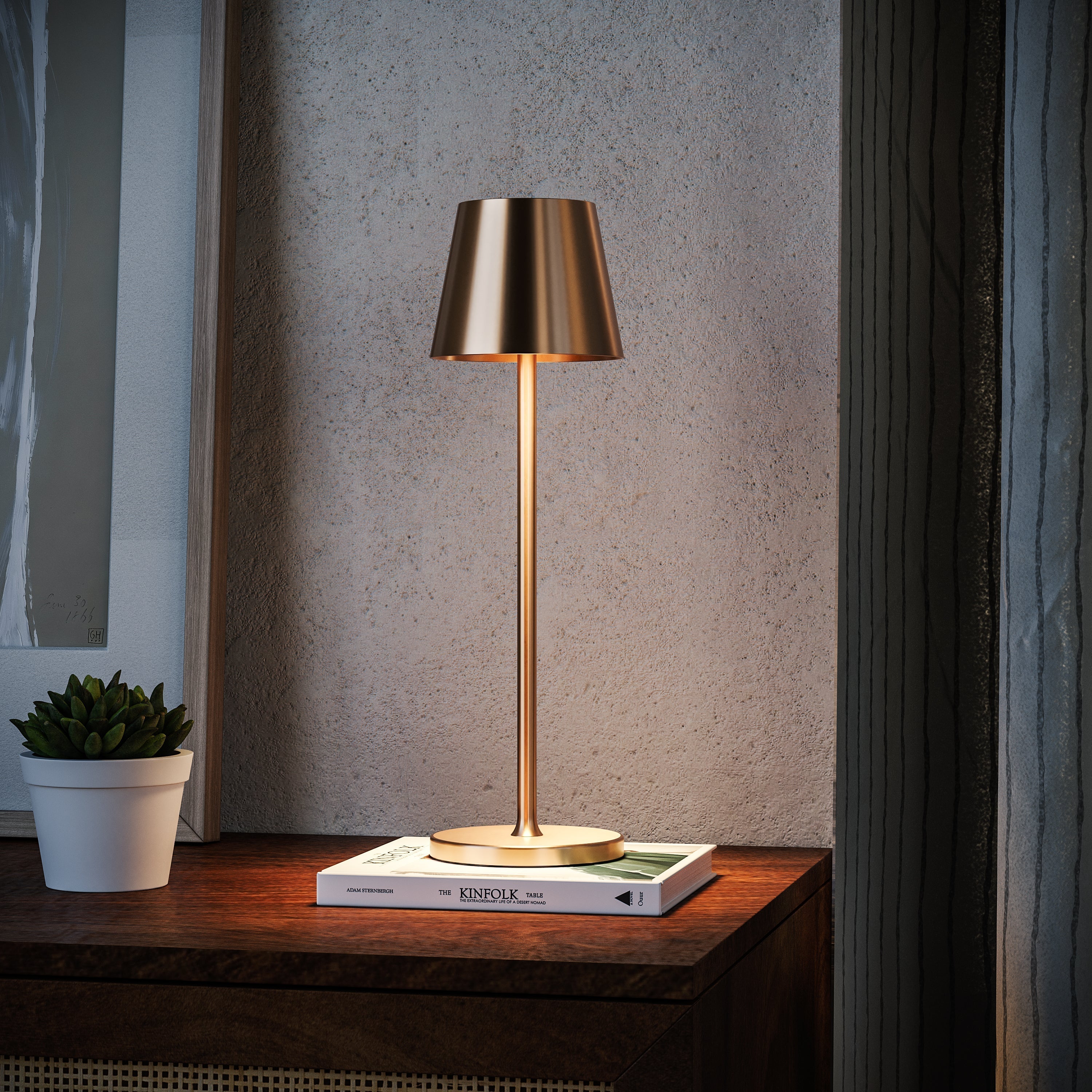Draadloze Tafellamp – Dimbare LED Sfeerverlichting voor Binnen & Buiten